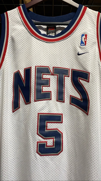 Jason Kidd New Jersey Nets Jersey Men 2XL Nike White NBA